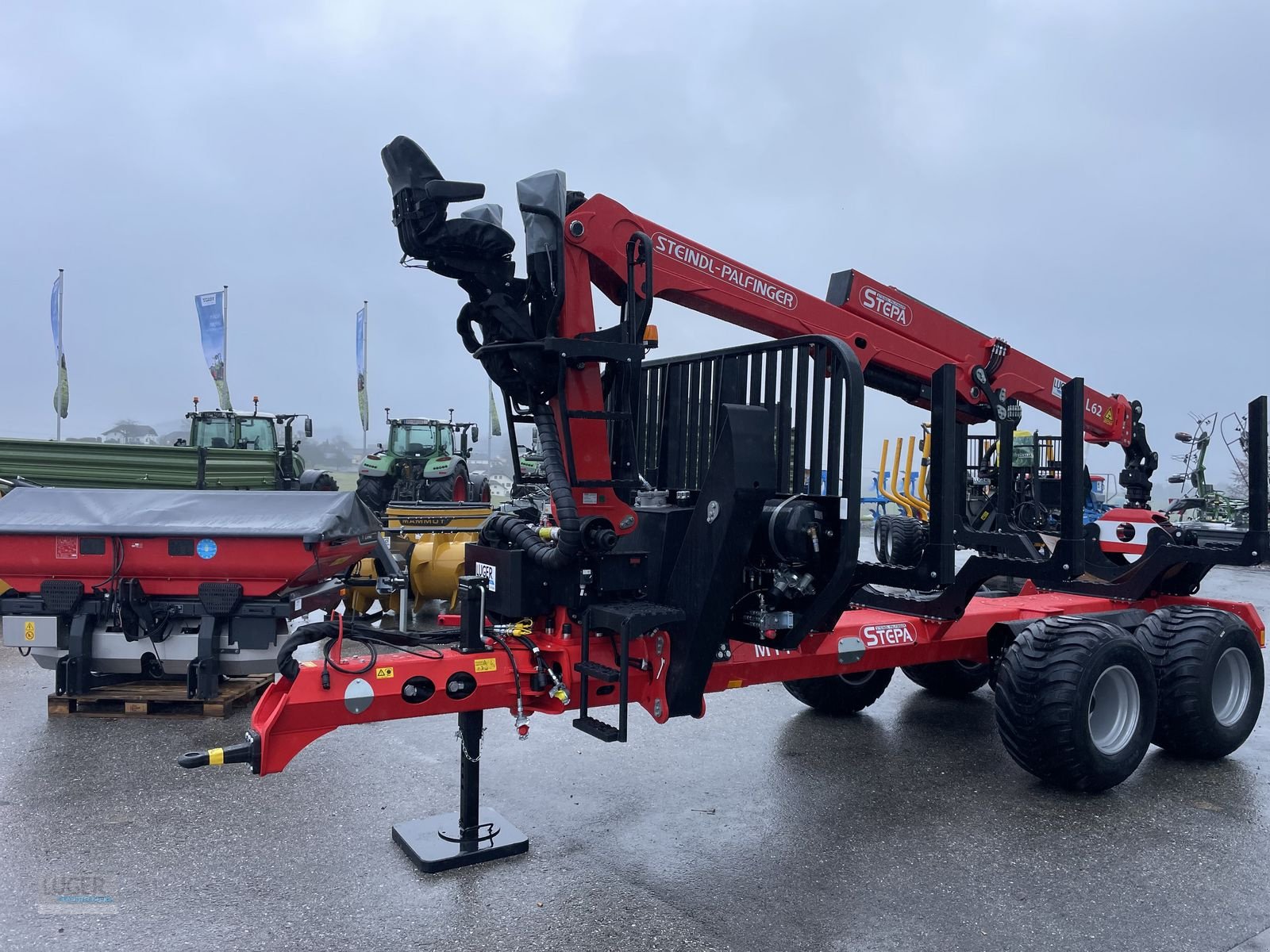 Rückewagen & Rückeanhänger от тип Stepa M14 AK mit Kran FL 6295 Funk, Neumaschine в Niederkappel (Снимка 7)