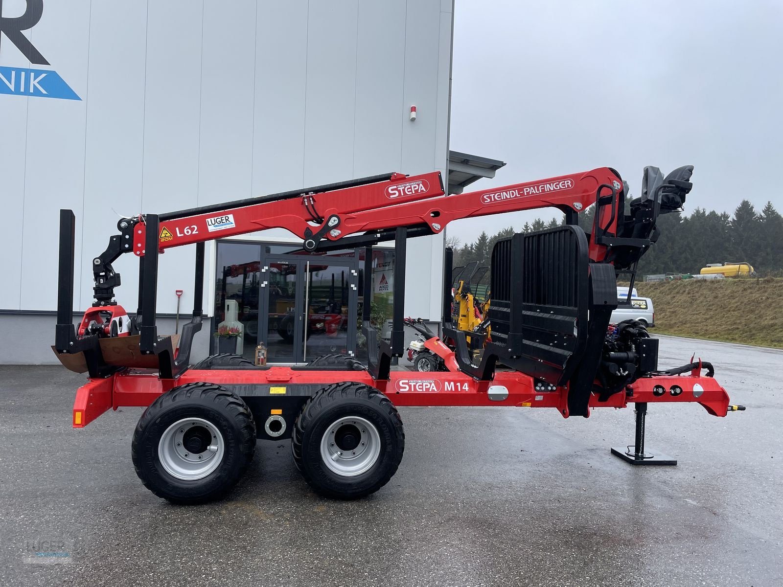 Rückewagen & Rückeanhänger от тип Stepa M14 AK mit Kran FL 6295 Funk, Neumaschine в Niederkappel (Снимка 2)