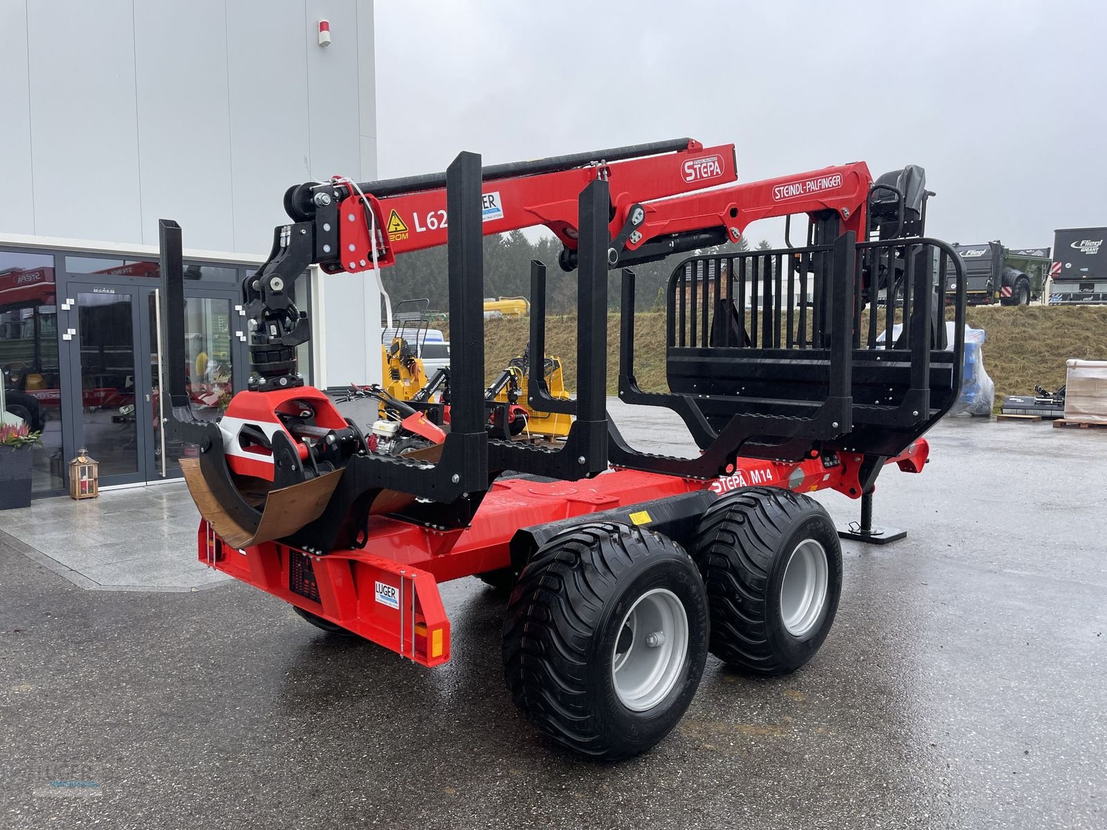Rückewagen & Rückeanhänger от тип Stepa M14 AK mit Kran FL 6295 Funk, Neumaschine в Niederkappel (Снимка 3)