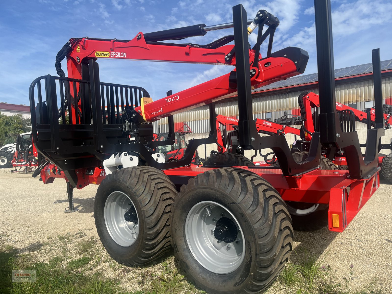 Rückewagen & Rückeanhänger Türe ait Stepa M14+C60F86 Epsilon, Neumaschine içinde Mainburg/Wambach (resim 6)