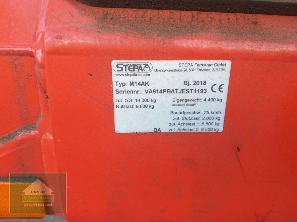 Rückewagen & Rückeanhänger van het type Stepa M14AK +FKL 7710, Neumaschine in Lambach (Foto 2)