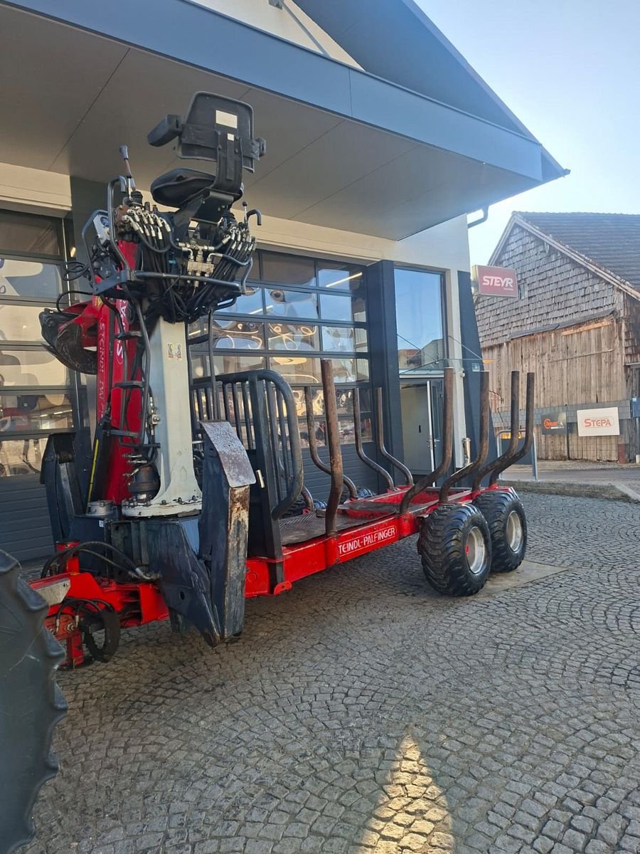 Rückewagen & Rückeanhänger типа Stepa Rückewagen mit Stepa Forstkran TKZ 6081, Gebrauchtmaschine в Berndorf (Фотография 1)