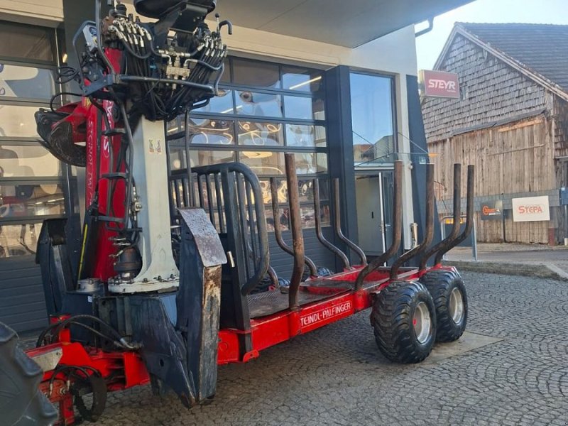 Rückewagen & Rückeanhänger des Typs Stepa Rückewagen mit Stepa Forstkran TKZ 6081, Gebrauchtmaschine in Berndorf