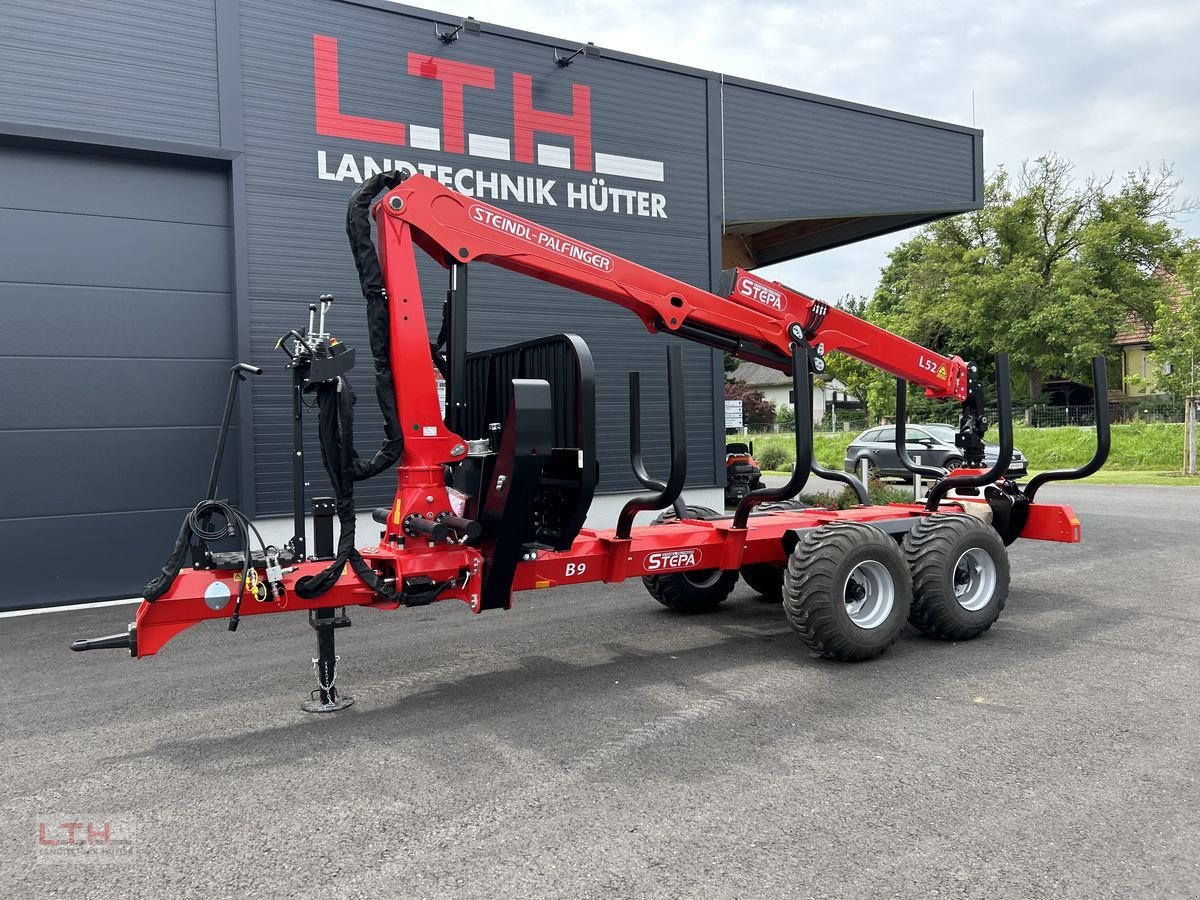 Rückewagen & Rückeanhänger tip Stepa Stepa B 9AK mit FL 5285 Kran, Gebrauchtmaschine in Gnas (Poză 2)