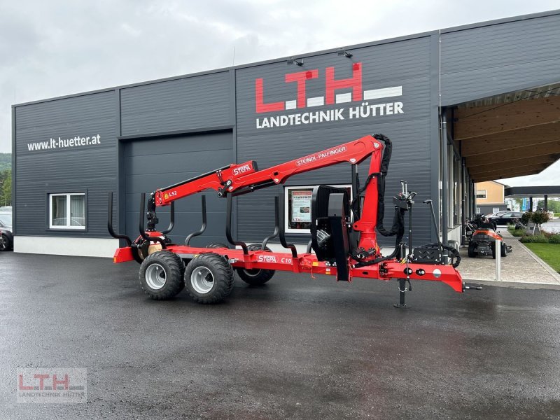 Rückewagen & Rückeanhänger typu Stepa Stepa C10 AK mit FL 5285 Forstkran, Gebrauchtmaschine v Gnas