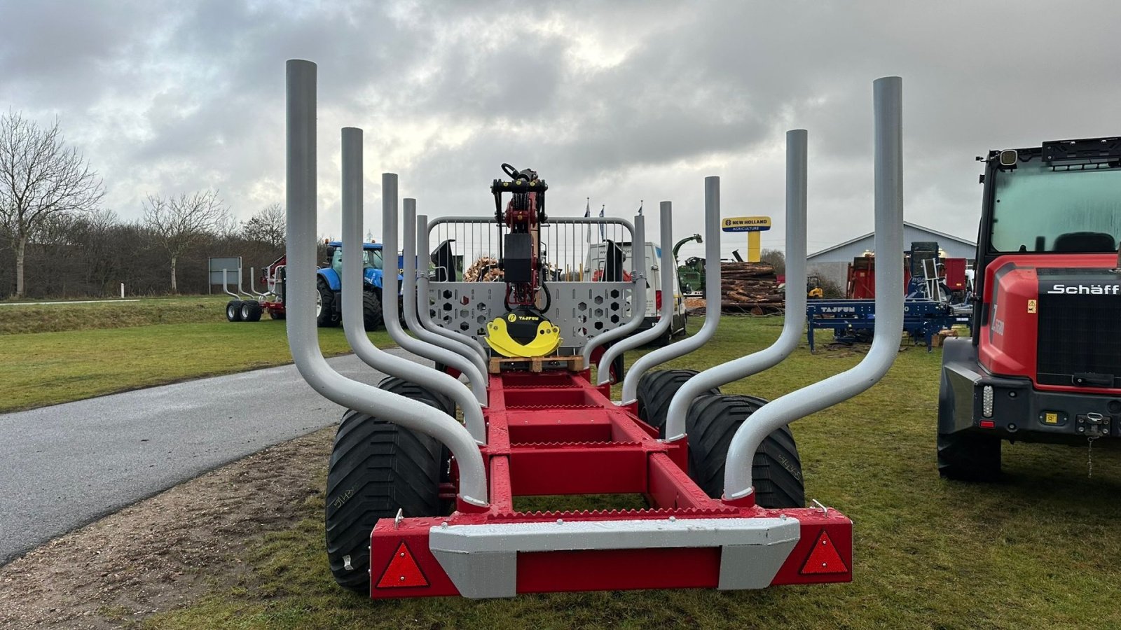 Rückewagen & Rückeanhänger des Typs Tajfun GAP 110 Med DOT 45 K ( 8,2M Kran ), Gebrauchtmaschine in Holstebro (Bild 13)