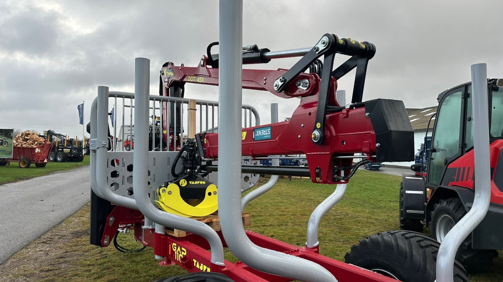 Rückewagen & Rückeanhänger des Typs Tajfun GAP 110 Med DOT 45 K ( 8,2M Kran ), Gebrauchtmaschine in Holstebro (Bild 8)