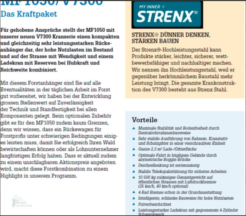 Rückewagen & Rückeanhänger a típus Trejon MF1050 mit V7300, Neumaschine ekkor: Bad Kötzting (Kép 10)