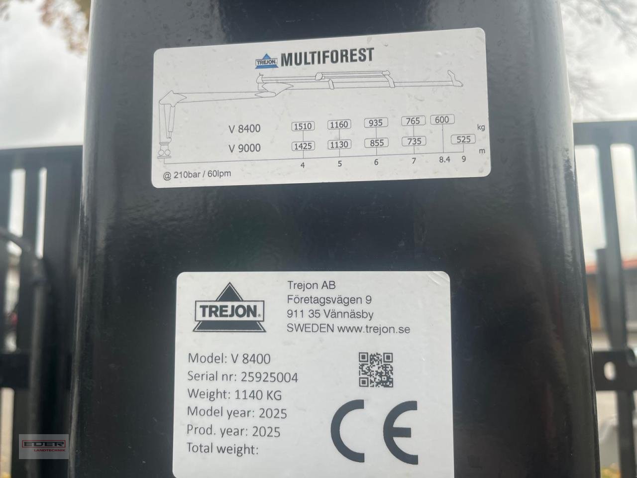 Rückewagen & Rückeanhänger tipa Trejon Multiforest MF 1202 TEC V8400 First Edition, Vorführmaschine u Tuntenhausen (Slika 20)
