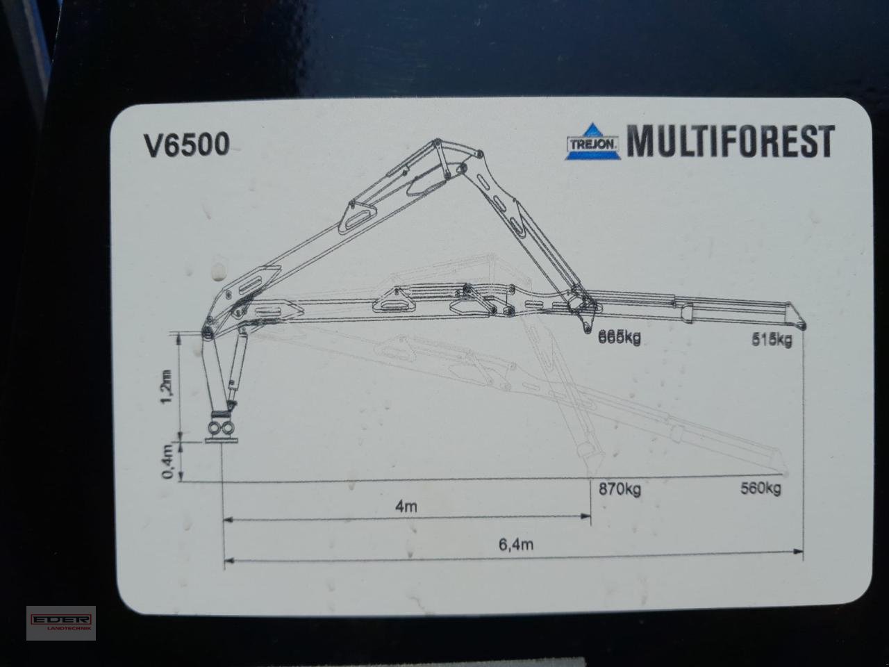 Rückewagen & Rückeanhänger del tipo Trejon Multiforest MF950 V6500, Neumaschine In Traunreut/Matzing (Immagine 11)