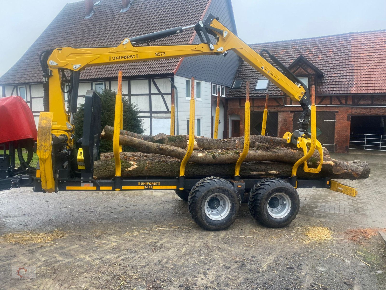 Rückewagen & Rückeanhänger от тип Uniforst 14.49 Rückewagen 8573 Forstkran Druckluft, Gebrauchtmaschine в Tiefenbach (Снимка 2)