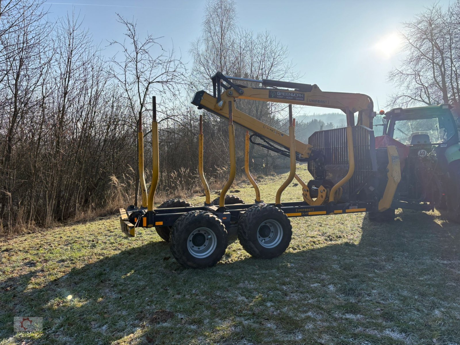 Rückewagen & Rückeanhänger от тип Uniforst 14.49 Rückewagen 8573 Forstkran Druckluft, Gebrauchtmaschine в Tiefenbach (Снимка 3)