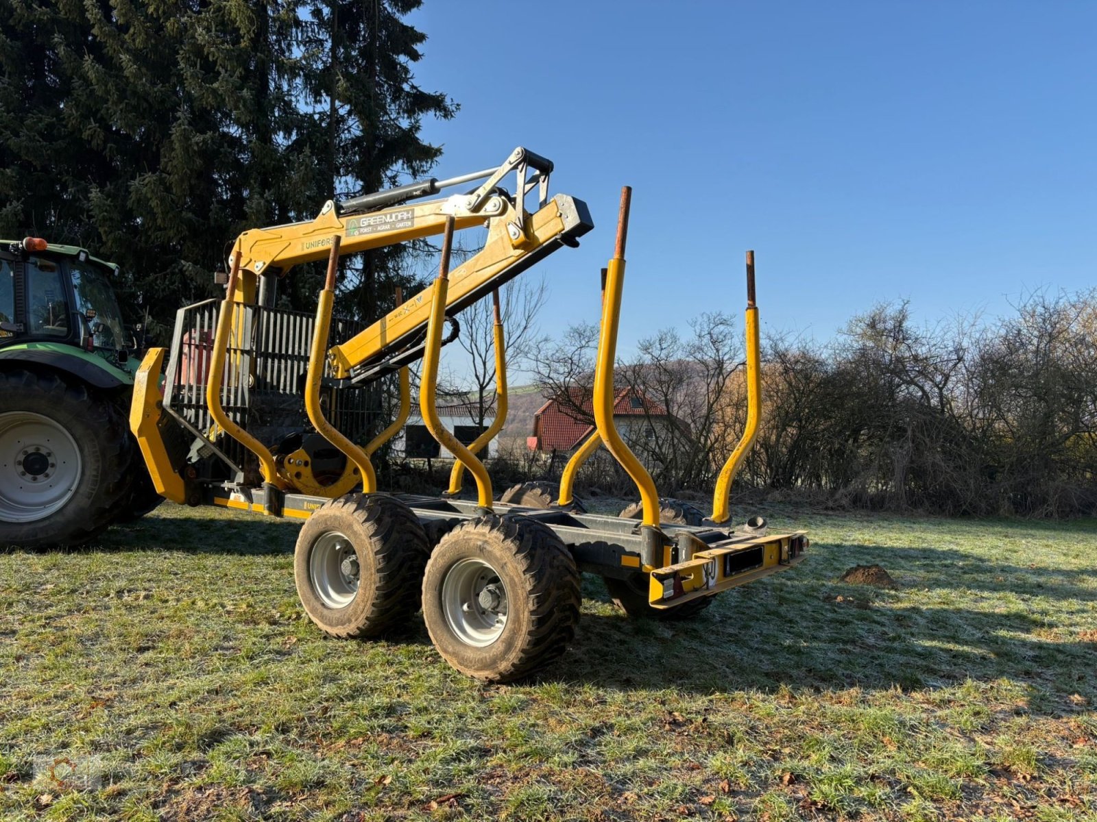 Rückewagen & Rückeanhänger от тип Uniforst 14.49 Rückewagen 8573 Forstkran Druckluft, Gebrauchtmaschine в Tiefenbach (Снимка 4)