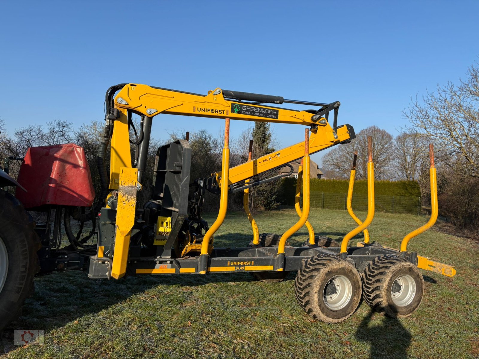 Rückewagen & Rückeanhänger от тип Uniforst 14.49 Rückewagen 8573 Forstkran Druckluft, Gebrauchtmaschine в Tiefenbach (Снимка 5)