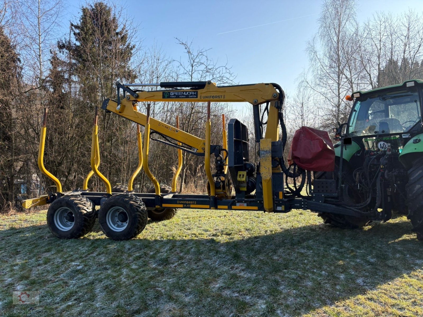 Rückewagen & Rückeanhänger от тип Uniforst 14.49 Rückewagen 8573 Forstkran Druckluft, Gebrauchtmaschine в Tiefenbach (Снимка 7)