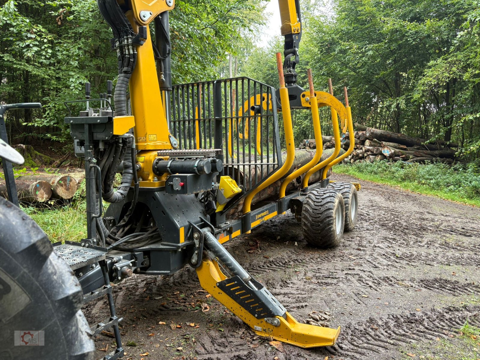 Rückewagen & Rückeanhänger от тип Uniforst 14.49 Rückewagen 8573 Forstkran Druckluft, Gebrauchtmaschine в Tiefenbach (Снимка 9)