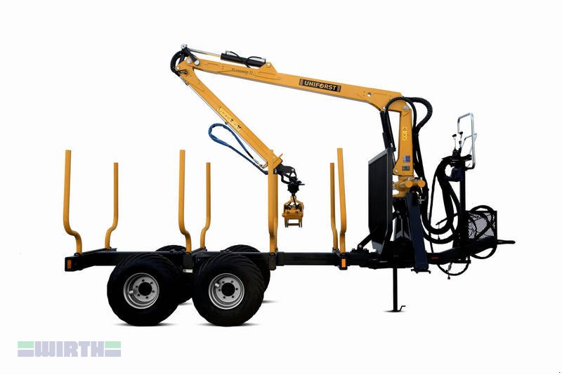 Rückewagen & Rückeanhänger Türe ait Uniforst Rückewagen 11,3 t mit Dreipunktkran 6,9 m  "Vorführgerät", Gebrauchtmaschine içinde Buchdorf (resim 10)