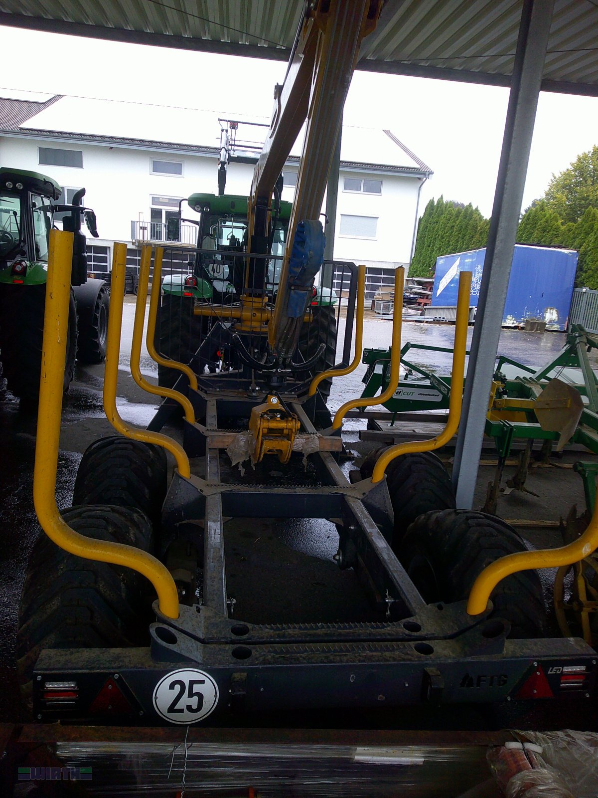 Rückewagen & Rückeanhänger Türe ait Uniforst Rückewagen 11,3 t mit Dreipunktkran 6,9 m  "Vorführgerät", Gebrauchtmaschine içinde Buchdorf (resim 5)