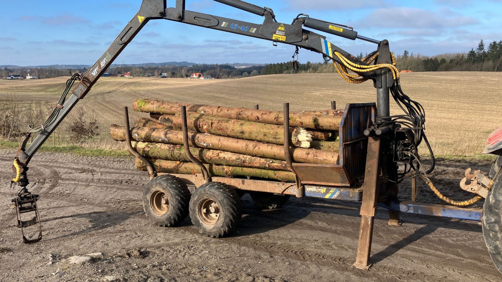 Rückewagen & Rückeanhänger Türe ait Vreten SVR10 skovvogn, Gebrauchtmaschine içinde Fredericia (resim 5)
