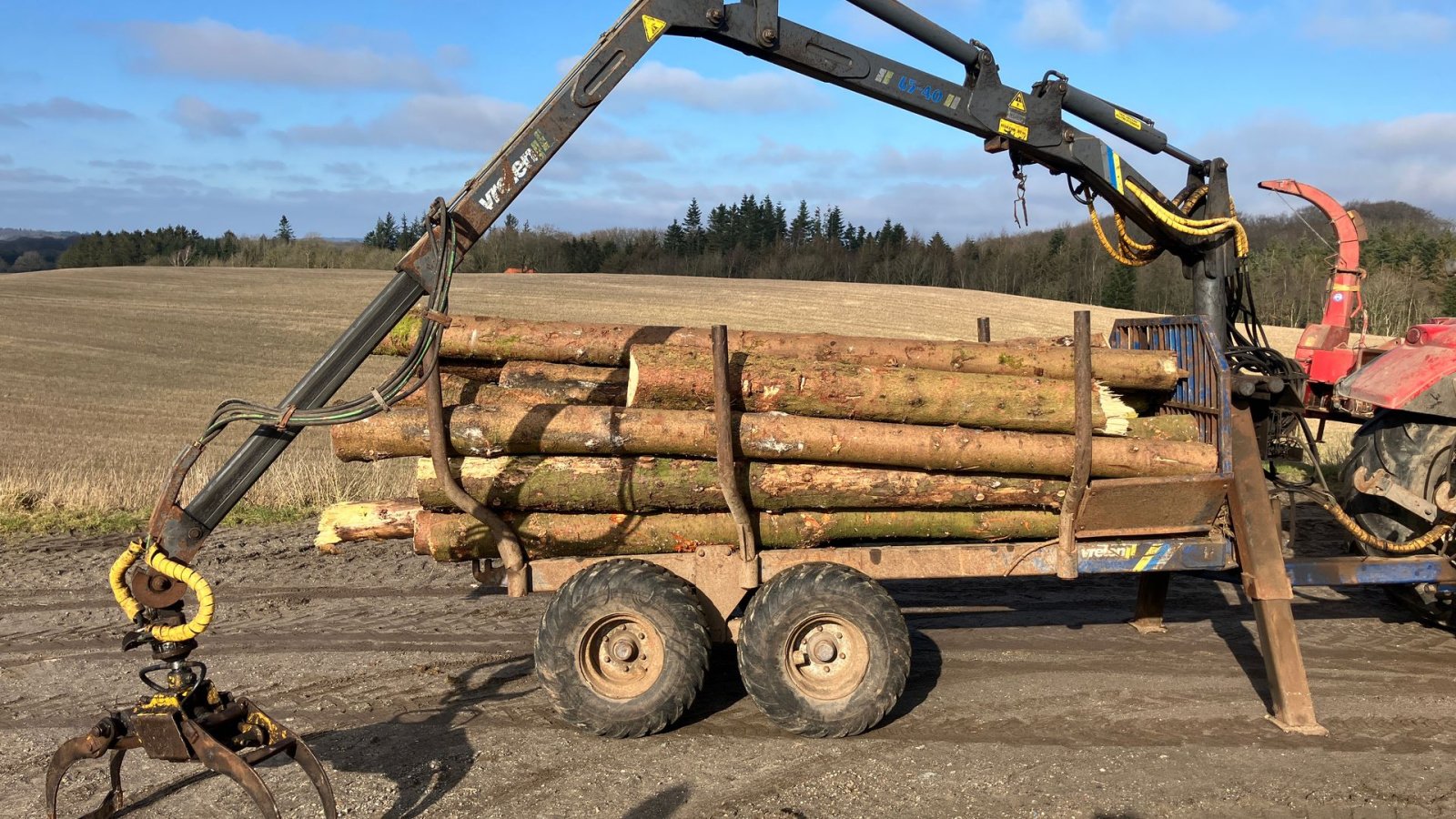 Rückewagen & Rückeanhänger tip Vreten SVR10 skovvogn, Gebrauchtmaschine in Fredericia (Poză 1)