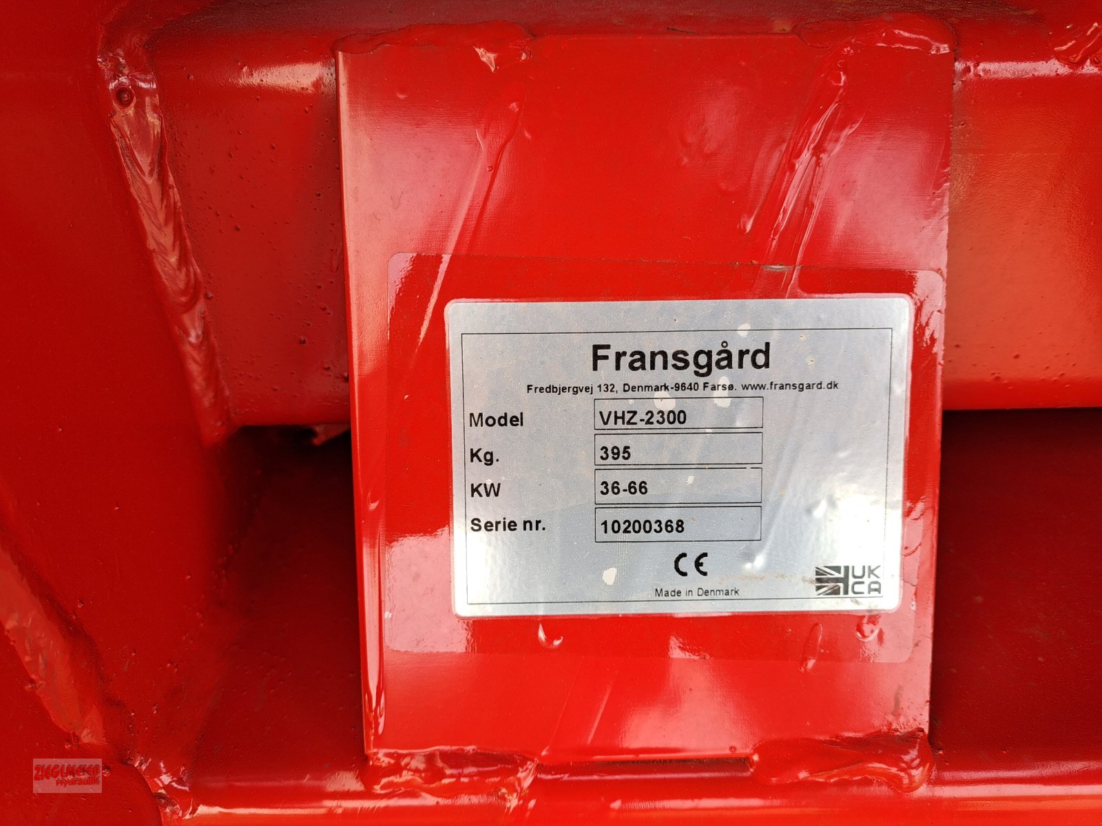 Rückezug des Typs Fransgard VHZ 2300, Neumaschine in Rottenburg a.d. Laaber (Bild 5)