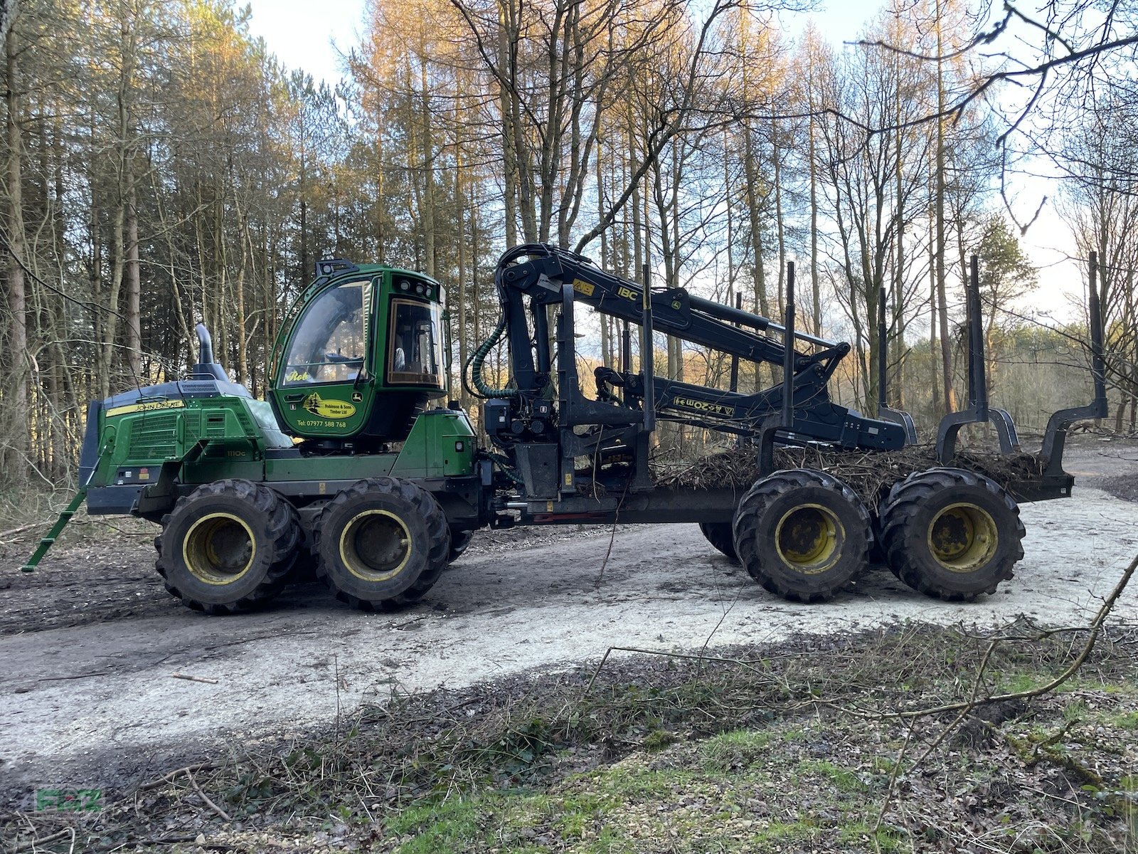 Rückezug Türe ait John Deere 1110G, Gebrauchtmaschine içinde Leinburg (resim 2)