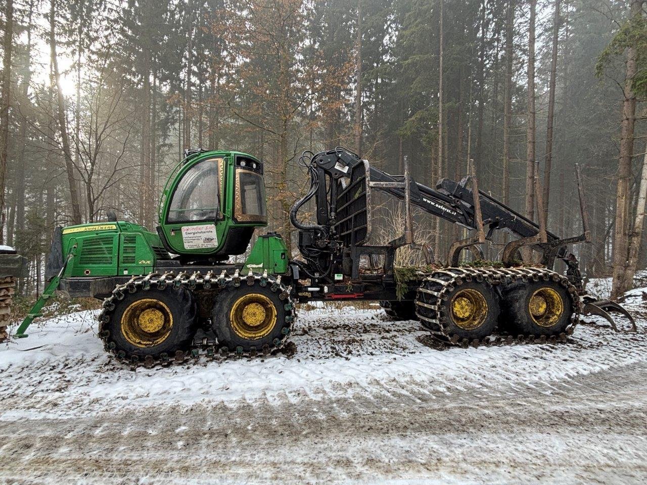 Rückezug tip John Deere 1210 E, Gebrauchtmaschine in Judenburg (Poză 2)