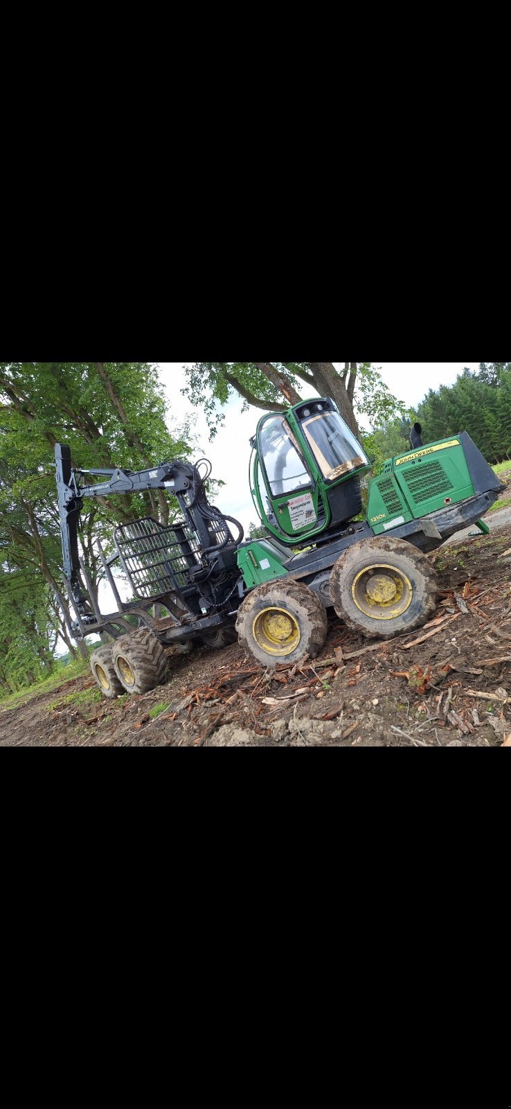 Rückezug Türe ait John Deere 1210 E, Gebrauchtmaschine içinde Fritzelsdorf (resim 2)