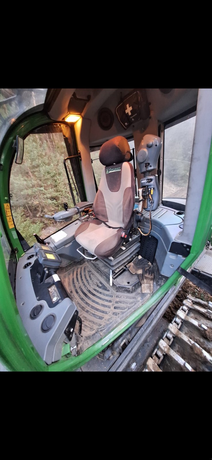 Rückezug Türe ait John Deere 1210 E, Gebrauchtmaschine içinde Fritzelsdorf (resim 3)