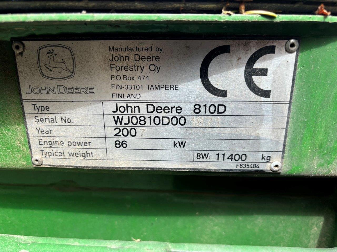 Rückezug του τύπου John Deere 810 D, Gebrauchtmaschine σε Judenburg (Φωτογραφία 12)