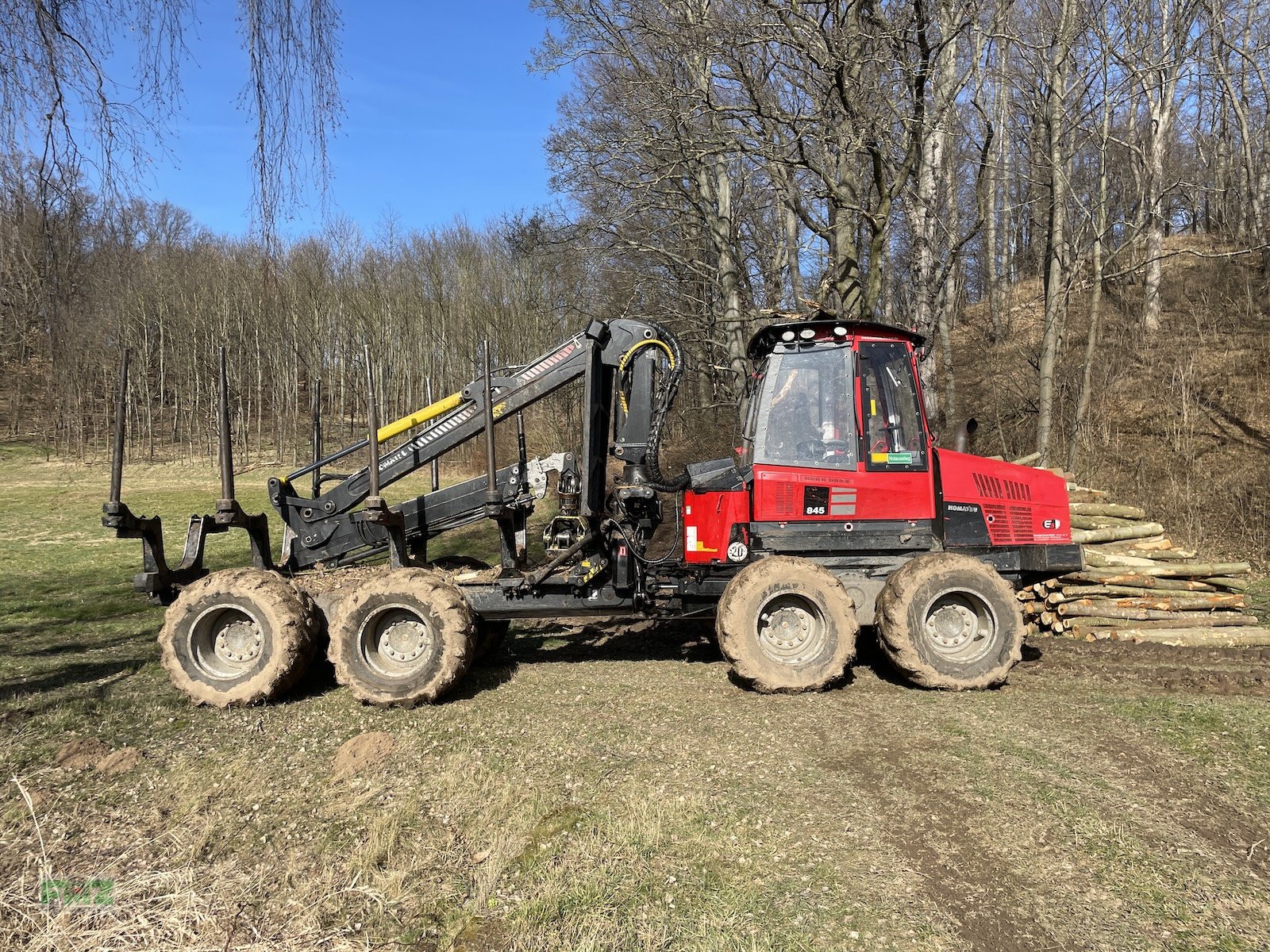Rückezug typu Komatsu 845, Gebrauchtmaschine v Leinburg (Obrázek 2)