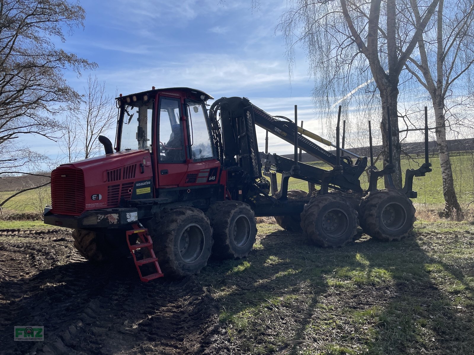 Rückezug typu Komatsu 845, Gebrauchtmaschine v Leinburg (Obrázek 4)
