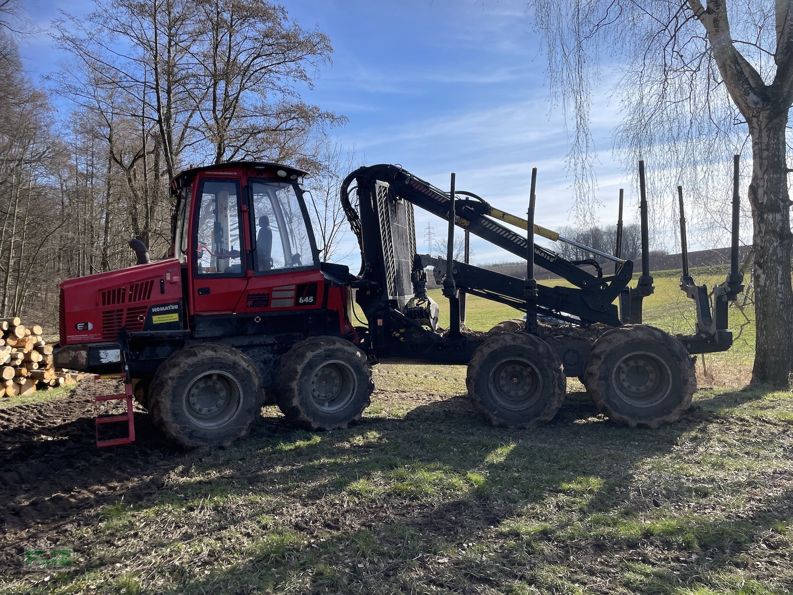 Rückezug typu Komatsu 845, Gebrauchtmaschine v Leinburg (Obrázek 5)