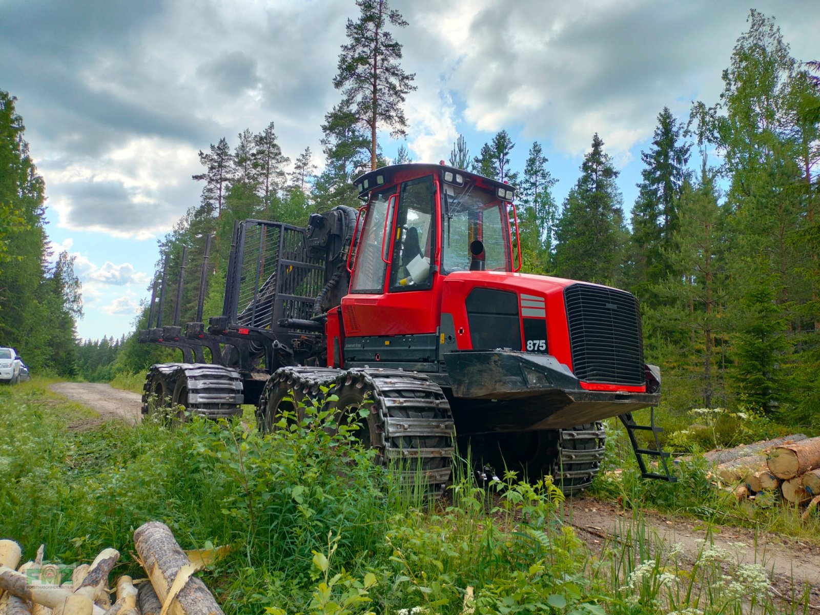 Rückezug tip Komatsu 875, Gebrauchtmaschine in Leinburg (Poză 2)