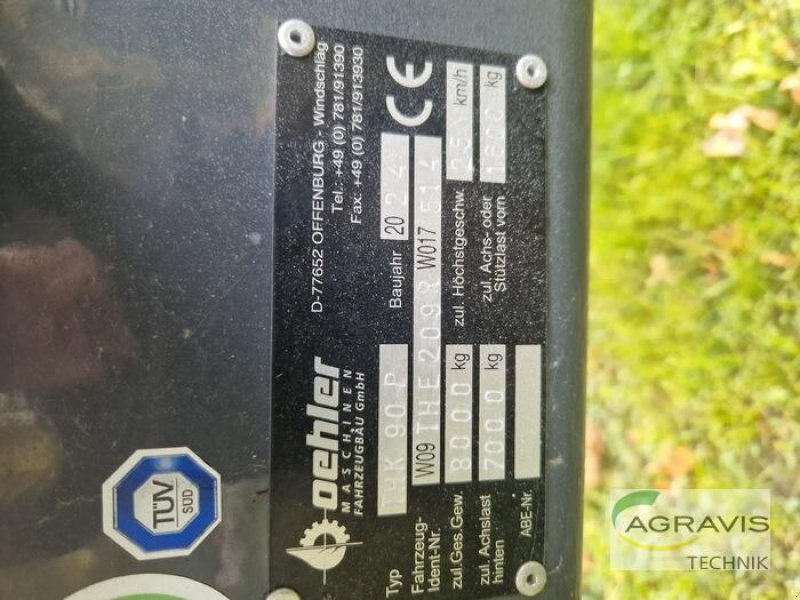 Rückezug des Typs Oehler OL THK 90 P, Vorführmaschine in Gumtow OT Schönebeck (Bild 7)