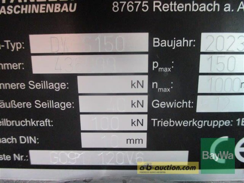 Rückezug a típus Pfanzelt S 150 S-LINE   #193, Gebrauchtmaschine ekkor: Schönau (Kép 11)