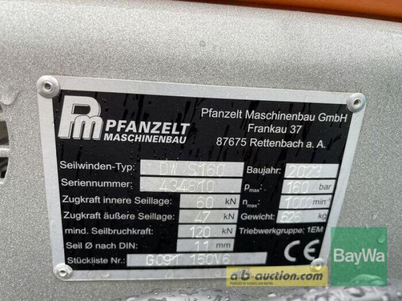 Rückezug typu Pfanzelt S160, Gebrauchtmaschine v Bamberg (Obrázok 7)