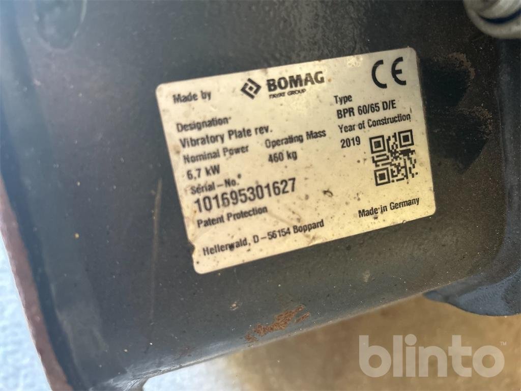 Rüttelplatte от тип Bomag BPR 60/65 DIE, Gebrauchtmaschine в Düsseldorf (Снимка 7)