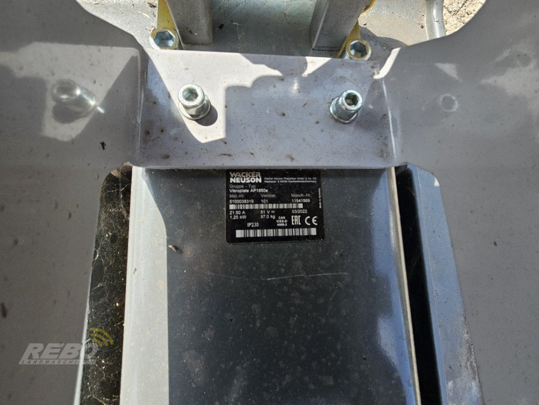 Rüttelplatte des Typs Wacker Neuson AP 1850E, Neumaschine in Edewecht (Bild 2)