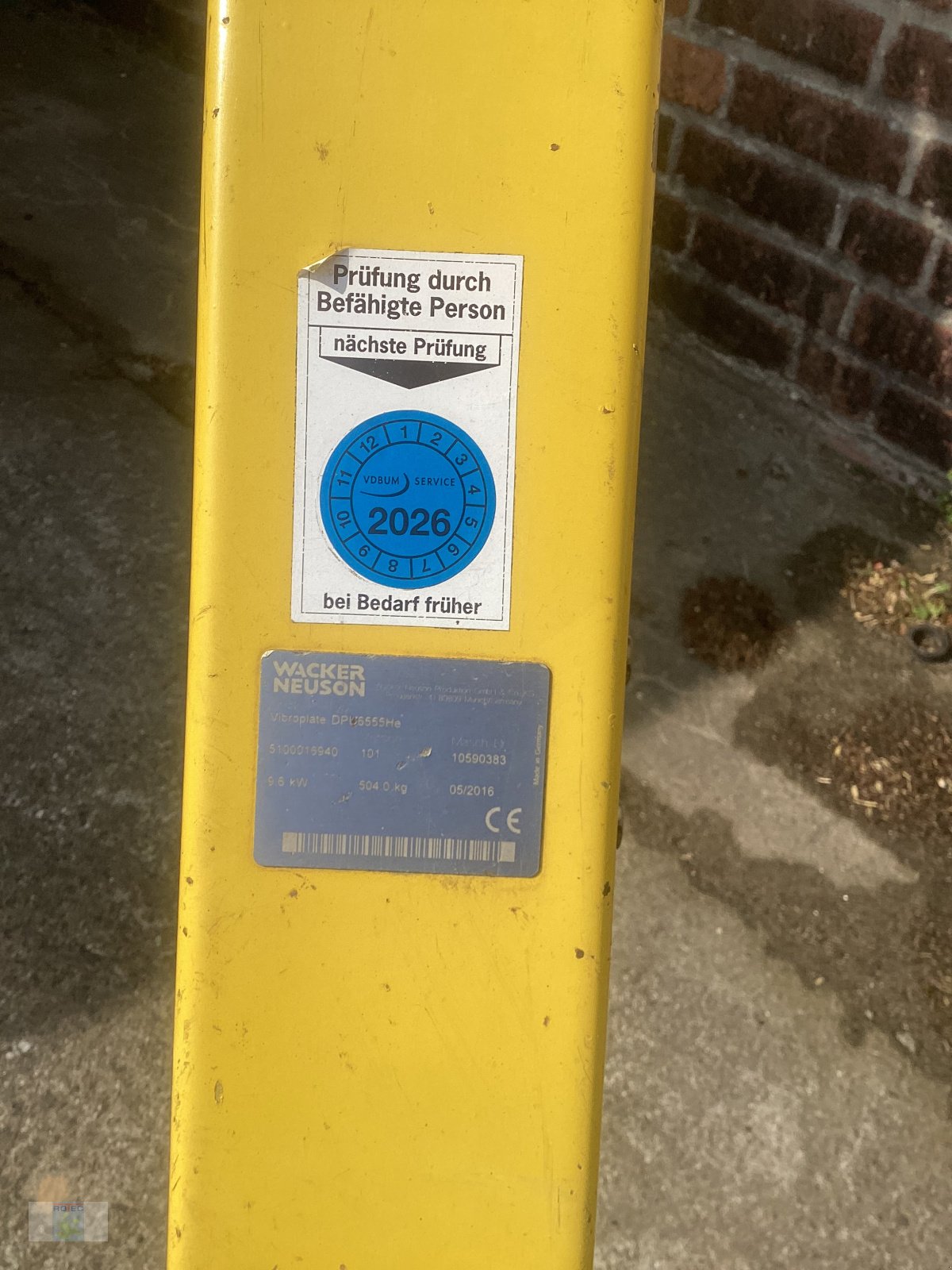Rüttelplatte van het type Wacker Neuson DPU655HE, Gebrauchtmaschine in Rambin (Foto 3)