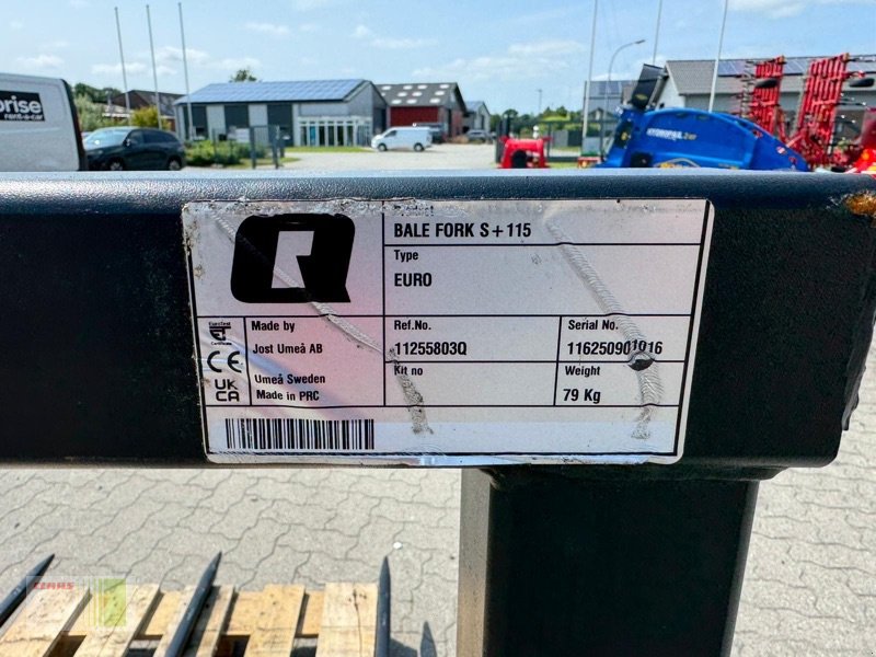 Rundballengabel des Typs Alö Ballengabel S+ 115 EURO, Neumaschine in Risum-Lindholm (Bild 2)