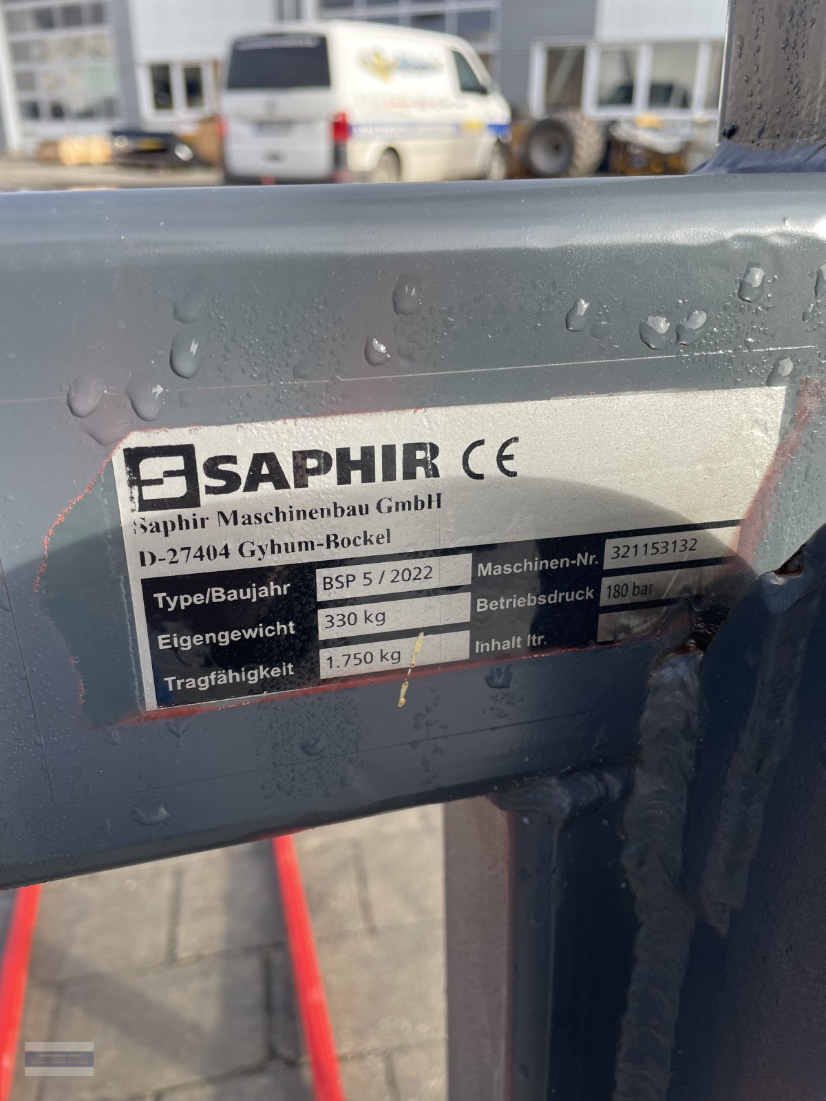 Rundballengabel des Typs Saphir Profi BSP 5 New Holland, Neumaschine in Bad Köstritz (Bild 5)