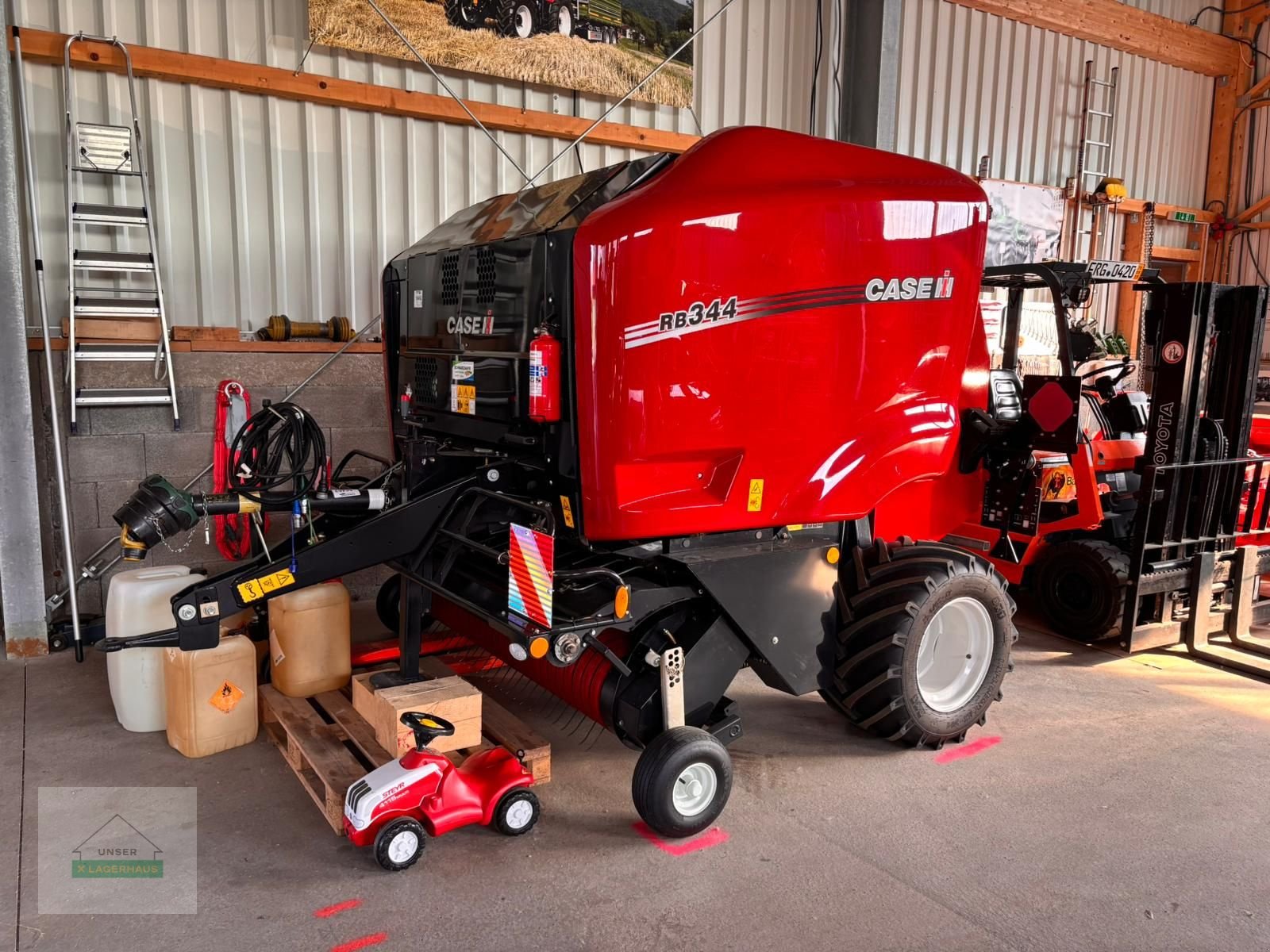 Rundballenpresse Türe ait Case IH Case RB 344 RC, Gebrauchtmaschine içinde Engerwitzdorf (resim 7)
