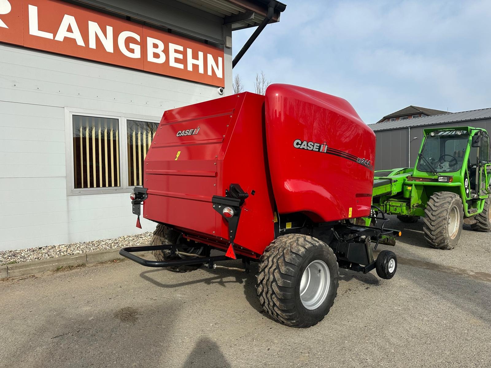 Rundballenpresse Türe ait Case IH RB 344 RC, Neumaschine içinde Klempau (resim 3)