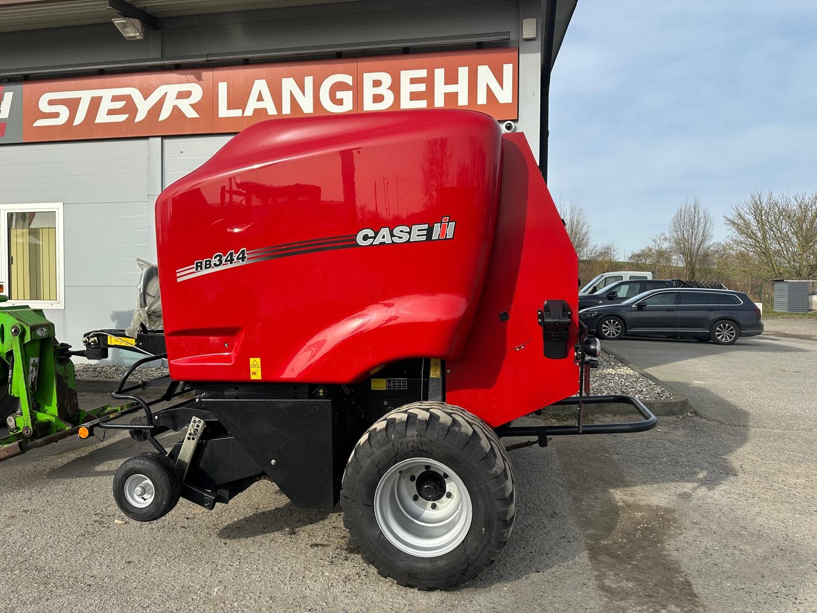 Rundballenpresse Türe ait Case IH RB 344 RC, Neumaschine içinde Klempau (resim 5)