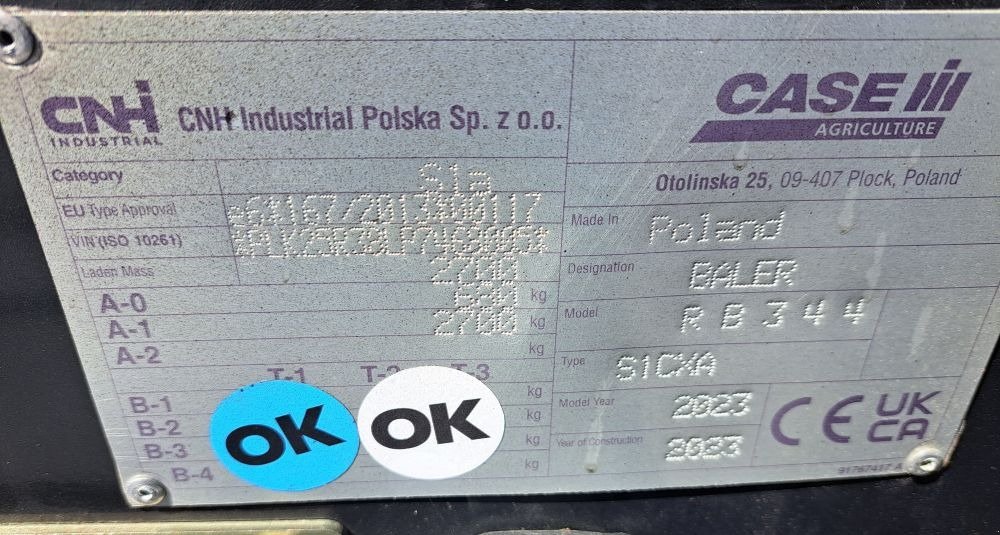 Rundballenpresse of the type Case IH RB 344 Rotor Cutter, Gebrauchtmaschine in Burkau (Picture 12)