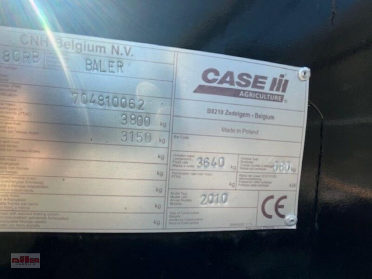 Rundballenpresse des Typs Case IH RB 464, Gebrauchtmaschine in Holzhausen (Bild 2)