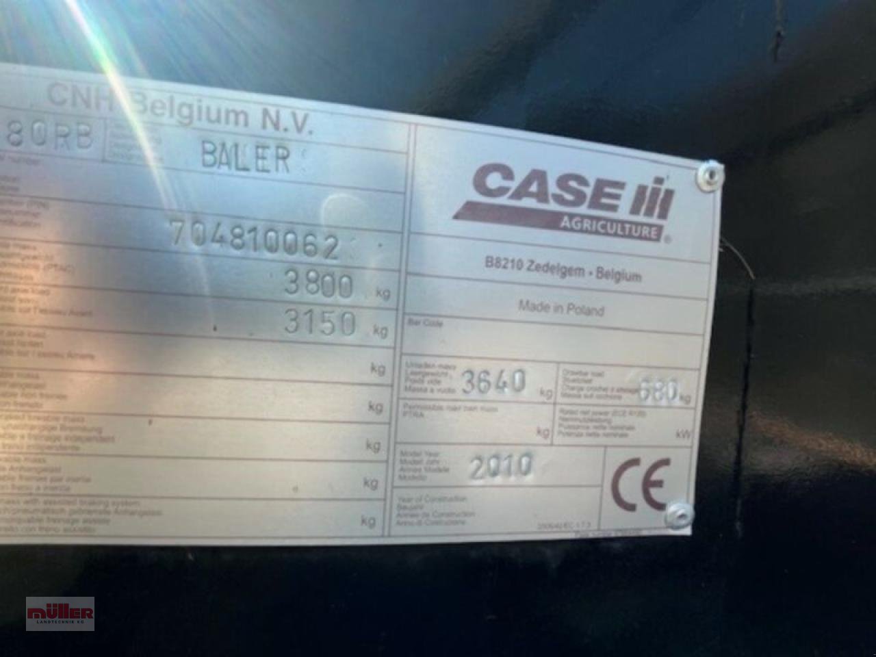 Rundballenpresse des Typs Case IH RB 464, Gebrauchtmaschine in Holzhausen (Bild 3)