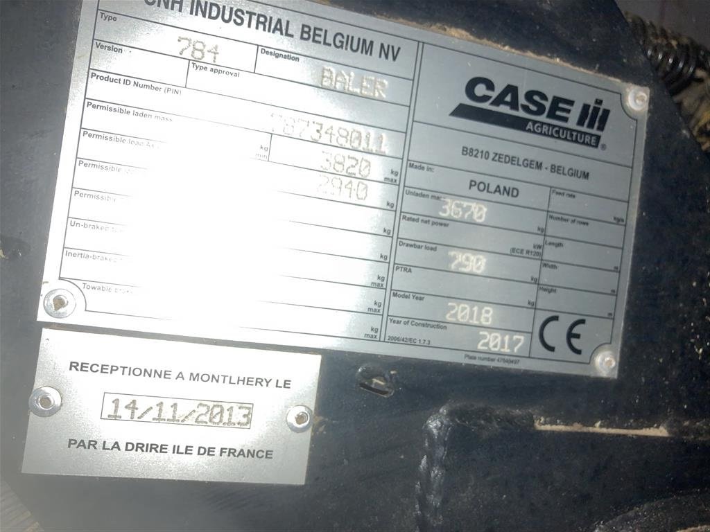 Rundballenpresse typu Case IH RB 465, Gebrauchtmaschine w Store Heddinge (Zdjęcie 5)