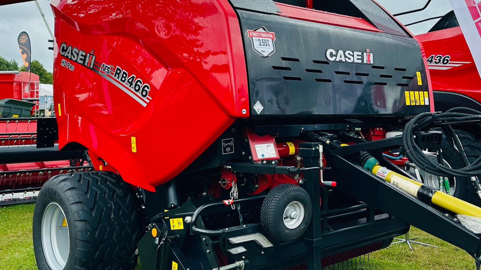 Rundballenpresse des Typs Case IH RB 466 HD PRO 466 HD PRO Rotor cutter, Gebrauchtmaschine in Aulum (Bild 2)